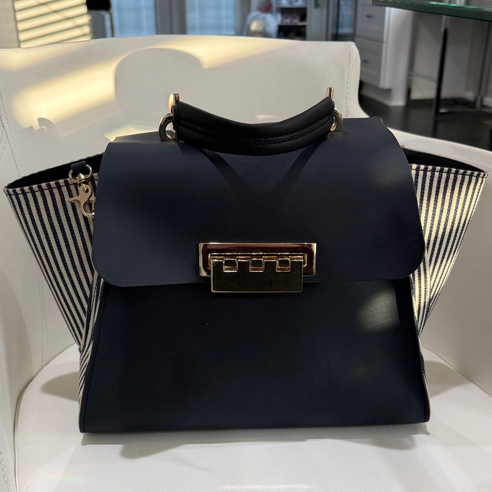 Zac Posen Navy Blue Handbag